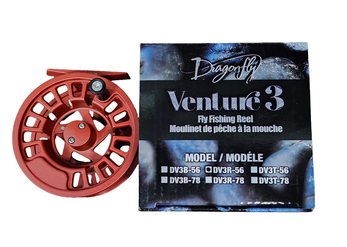 dragonfly journey fly reel Dragonfly Venture 3 Large Arbour Fly Reel 5/6wt or 7/8wt – Hub Sports Canada