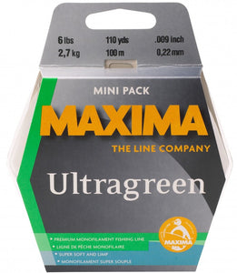 Maxima Mini Pack Ultragreen Monofilament Fishing Line