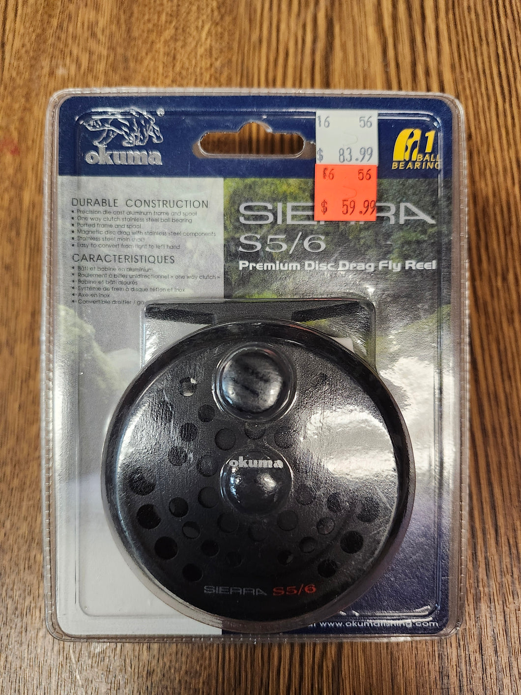 Okuma Sierra 5/6wt Fly Reel