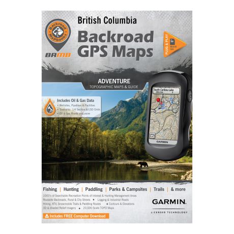 Backroad GPS Maps British Columbia Adventure