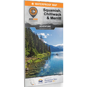 Backroad Mapbooks Adventure Topographic Map – Squamish, Chilliwack & Merritt