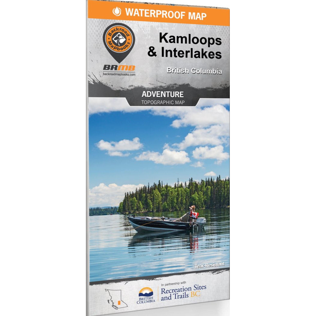 Backroad Mapbooks Adventure Topographic Map – Kamloops & Interlakes BC