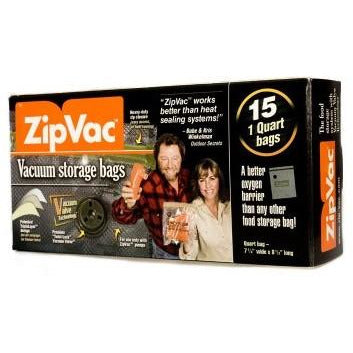 ZipVac 1 Quart Bags (15 Pack)