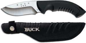 Buck Knives 390 Omni Hunter Fixed Blade Knife with Heavy-Duty Nylon Sheath