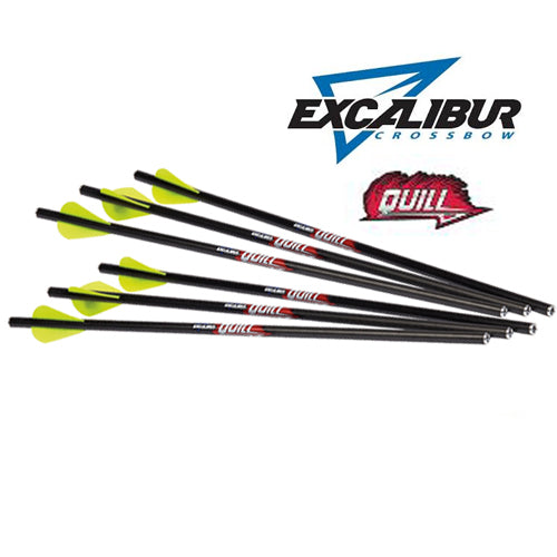 Excalibur Quill 16.5″ Carbon Crossbow Arrows