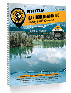 Backroad Mapbook Fishing Chart Collection Cariboo Region 4th Edition