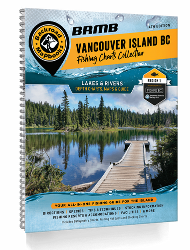 Backroad Mapbook Fishing Chart Collection Vancouver Island 4th Edition